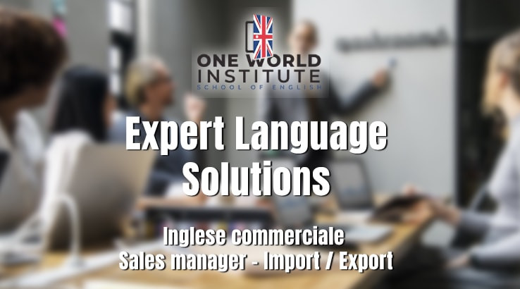Inglese commerciale - Sales manager - Import / Export
